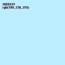 #BDEEFF - French Pass Color Image