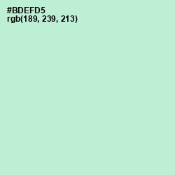 #BDEFD5 - Cruise Color Image