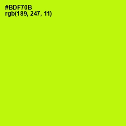 #BDF70B - Lime Color Image