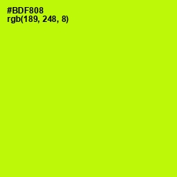 #BDF808 - Lime Color Image