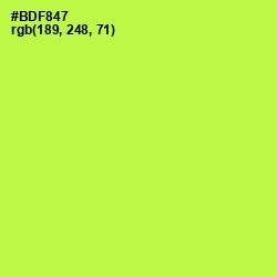 #BDF847 - Conifer Color Image