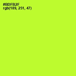 #BDFB2F - Green Yellow Color Image