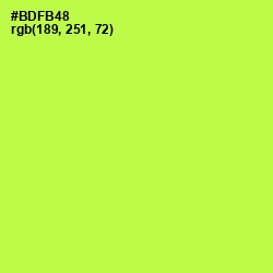 #BDFB48 - Conifer Color Image