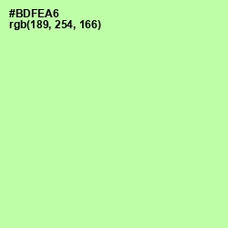 #BDFEA6 - Madang Color Image