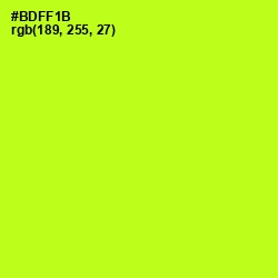 #BDFF1B - Lime Color Image