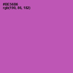 #BE56B6 - Wisteria Color Image