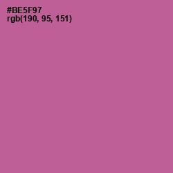 #BE5F97 - Tapestry Color Image