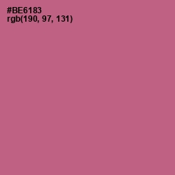 #BE6183 - Turkish Rose Color Image