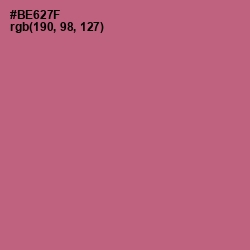 #BE627F - Coral Tree Color Image