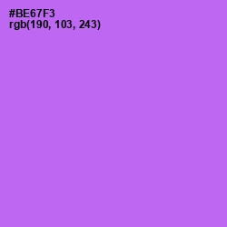 #BE67F3 - Lavender Color Image