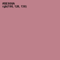 #BE808A - Brandy Rose Color Image