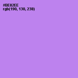 #BE82EE - Dull Lavender Color Image