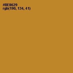 #BE8629 - Marigold Color Image