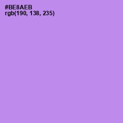 #BE8AEB - Dull Lavender Color Image