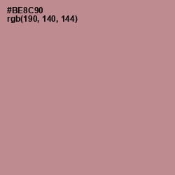 #BE8C90 - Quicksand Color Image