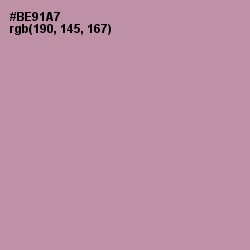 #BE91A7 - Amethyst Smoke Color Image