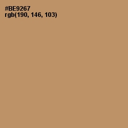 #BE9267 - Teak Color Image