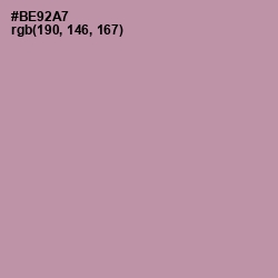 #BE92A7 - Amethyst Smoke Color Image