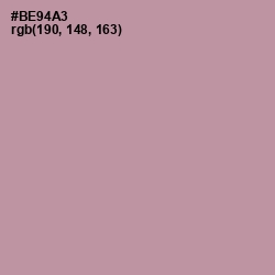 #BE94A3 - Amethyst Smoke Color Image