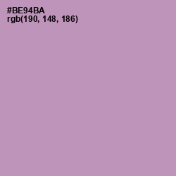 #BE94BA - Amethyst Smoke Color Image