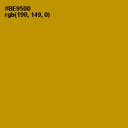 #BE9500 - Hot Toddy Color Image
