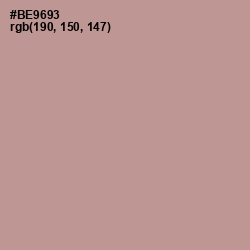 #BE9693 - Thatch Color Image