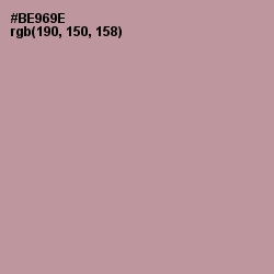 #BE969E - Thatch Color Image