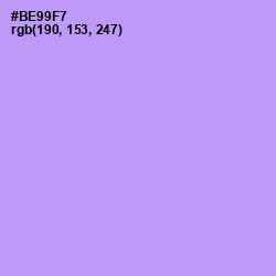 #BE99F7 - Dull Lavender Color Image