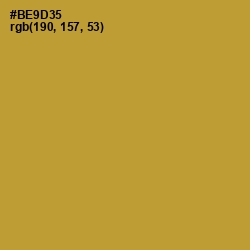 #BE9D35 - Marigold Color Image