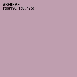 #BE9EAF - Amethyst Smoke Color Image