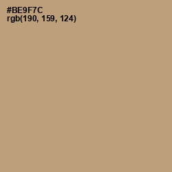 #BE9F7C - Sandrift Color Image