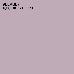 #BEABB7 - Pink Swan Color Image