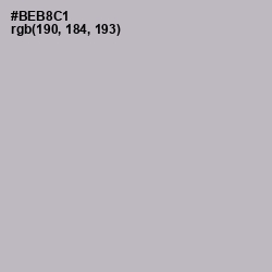 #BEB8C1 - French Gray Color Image