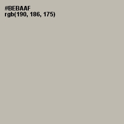 #BEBAAF - Silk Color Image