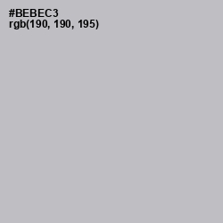 #BEBEC3 - French Gray Color Image