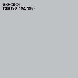 #BEC0C4 - Silver Sand Color Image