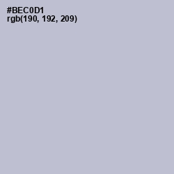 #BEC0D1 - Heather Color Image