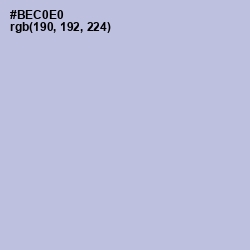 #BEC0E0 - Spindle Color Image