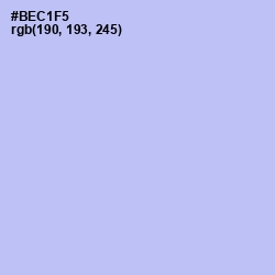 #BEC1F5 - Spindle Color Image