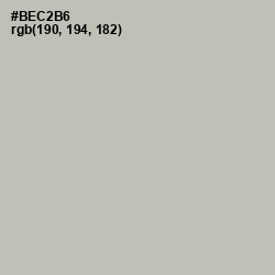 #BEC2B6 - Green Spring Color Image