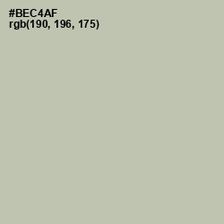 #BEC4AF - Rainee Color Image