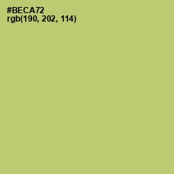 #BECA72 - Wild Willow Color Image