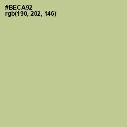 #BECA92 - Rainee Color Image