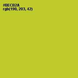 #BECB2A - Key Lime Pie Color Image