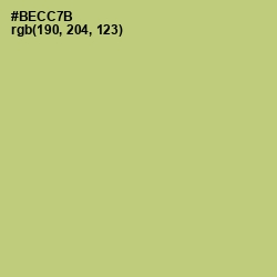 #BECC7B - Wild Willow Color Image