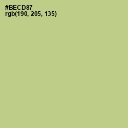 #BECD87 - Feijoa Color Image