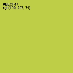 #BECF47 - Conifer Color Image