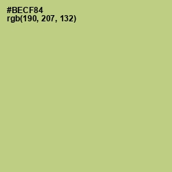 #BECF84 - Feijoa Color Image