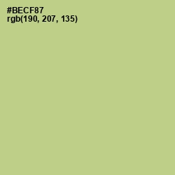 #BECF87 - Feijoa Color Image