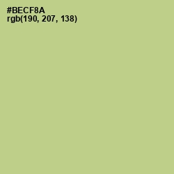 #BECF8A - Feijoa Color Image